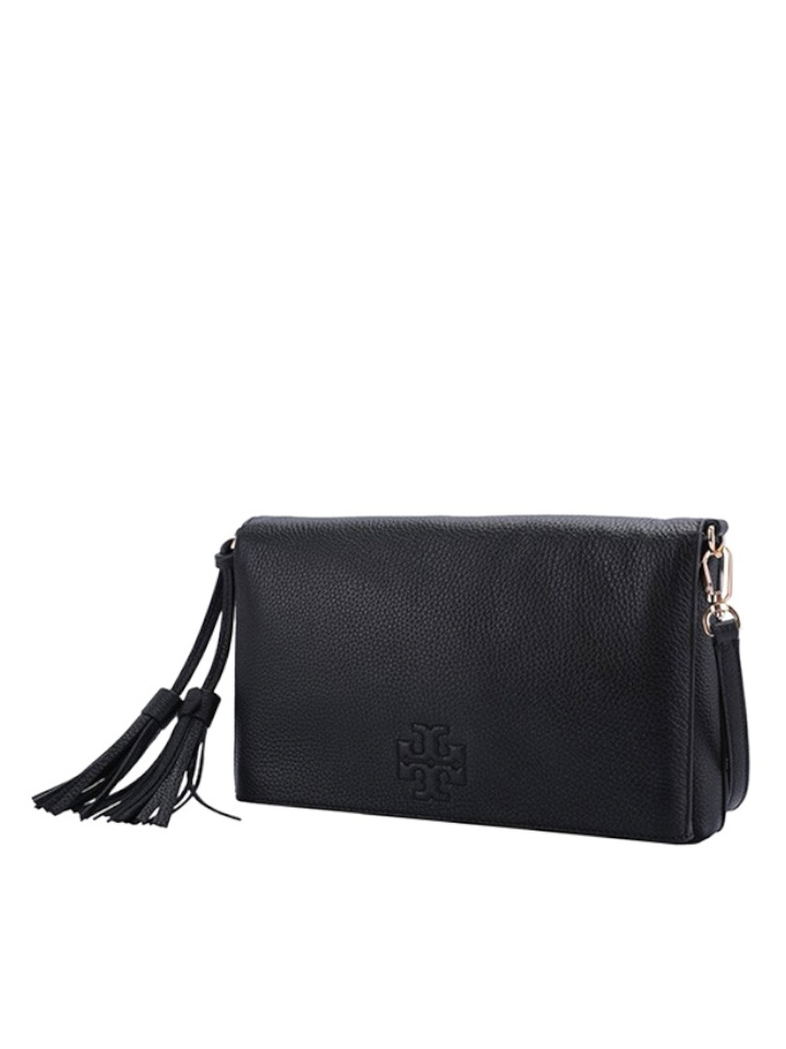 Tory Burch 67289 Thea Foldover Crossbody Black
