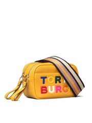 Tory Burch 71815 Perry Print Double-Zip Mini Bag Daylily