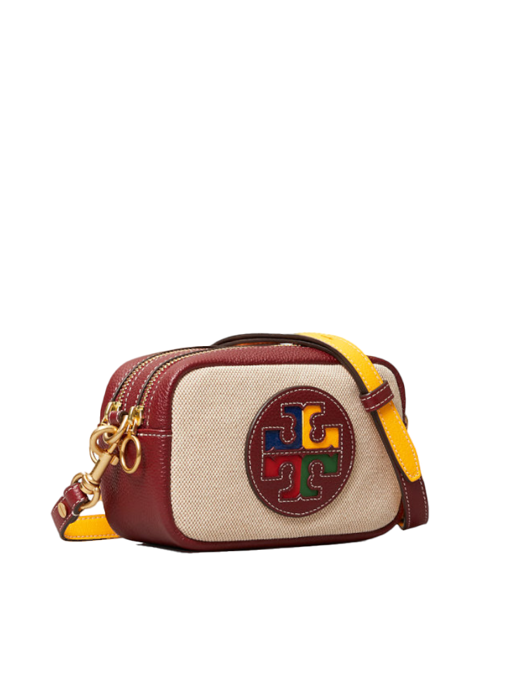 Perry printed shop canvas mini bag