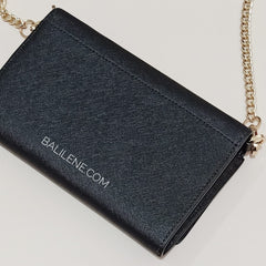 Tory Burch 52899 Emerson Chain Wallet Black