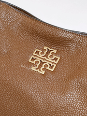Tory Burch Britten Small Slouchy Tote Moose