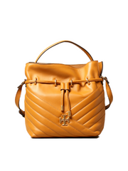 Tory Burch 73561 Kira Chevron Mini Bucket Bag Squash