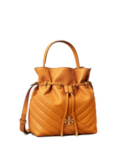 Tory Burch 73561 Kira Chevron Mini Bucket Bag Squash