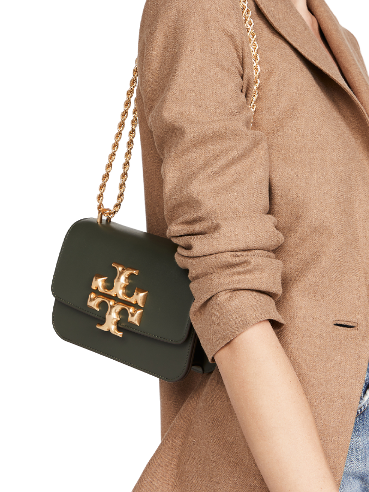 Tory-Burch-73589-Eleanor-Small-Convertible-Shoulder-Bag-Dark-Ivy-Balilene-onmodel