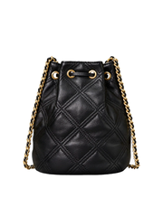 Tory Burch Fleming Soft Mini Bucket Bag Black