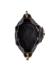 Tory Burch Fleming Soft Mini Bucket Bag Black