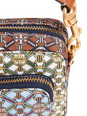 Tory Burch 75210 Piper Printed Mini Bag Gemini Medallion Ribbon