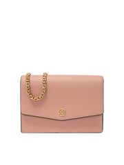 Tory Burch 75247 Robinson Mini Shoulder Bag Pink Moon