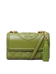 Tory Burch 75576 New Fleming Small Convertible Shoulder Bag Spinach