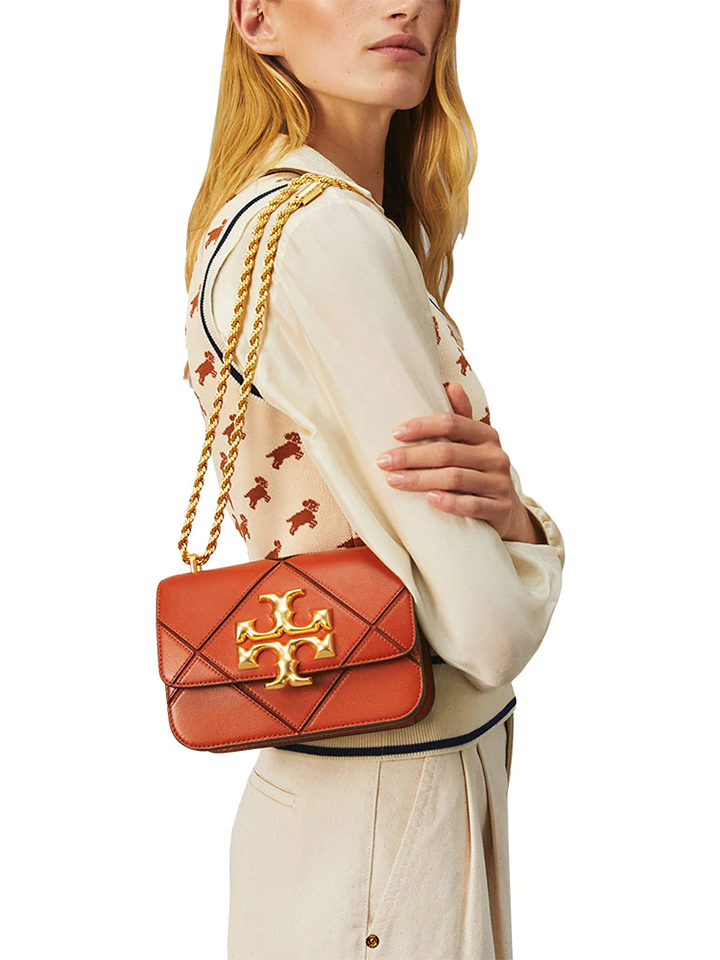 Tory-Burch-75707-Eleanor-Diamond-Quilt-Small-Convertible-Shoulder-Bag-Roasted-Habanero-Balilene-onmodel