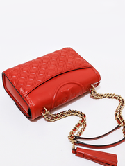 Tory Burch Fleming Convertible Shoulder Bag Bearberry