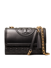 Tory Burch Fleming Convertible Shoulder Bag Black