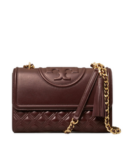 Tory Burch Fleming Convertible Shoulder Bag Tempranillo