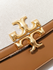 Tory Burch 79489 Eleanor Canvas Convertible Shoulder Bag Kobicha
