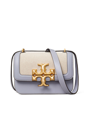 Tory Burch 80397 Eleanor Canvas Small Convertible Shoulder Bag Cloud Blue
