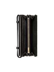 Tory Burch Miller Crossbody Wallet Black