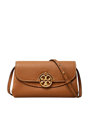 Tory Burch Miller Crossbody Wallet Light Umber