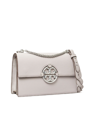 Tory Burch 81688 Miller Shoulder Bag Gray