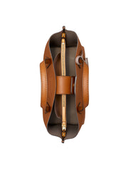 Tory Burch 81928 Perry Small Triple Compartment Tote Bag Light Umber