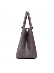 Tory Burch 82222 McGraw Satchel Silver Maple