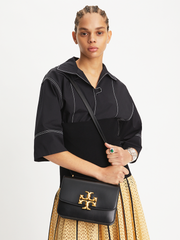 Tory Burch Eleanor Convertible Shoulder Bag Black