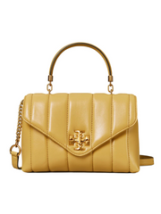 Tory Burch Kira Small Top Handle Satchel Bag Beeswax