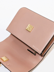 Tory Burch Eleanor Textured Small Convertible Shoulder Bag Meadowsweet