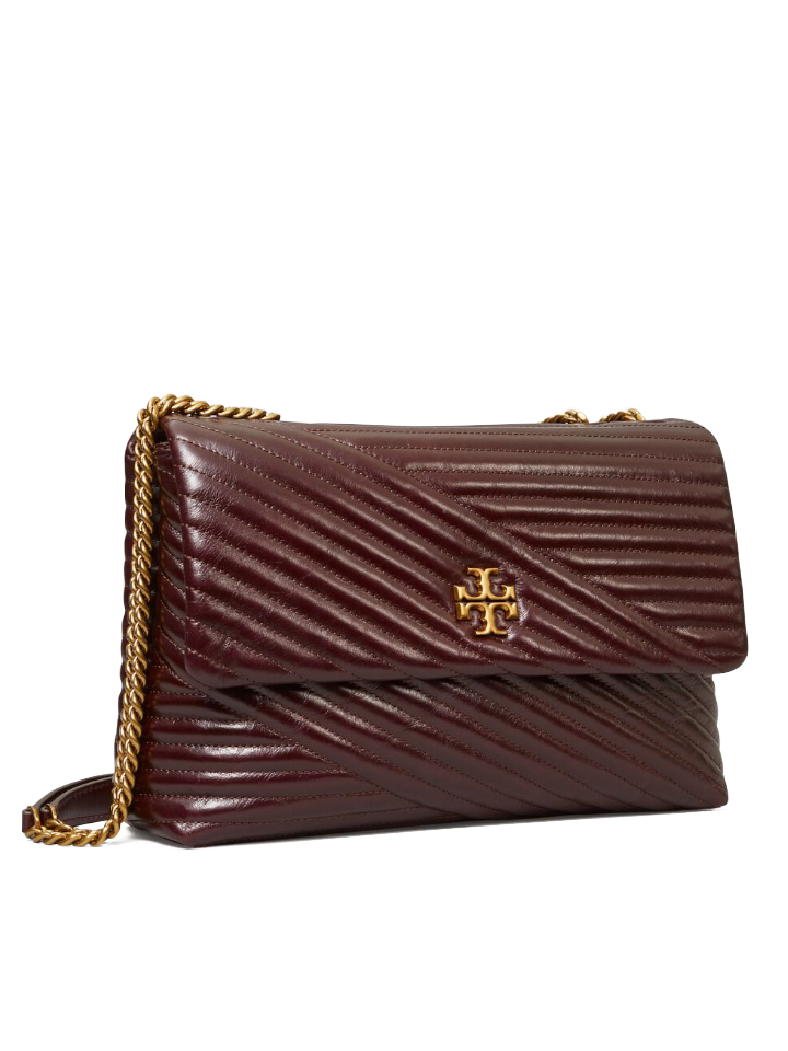 Tory Burch Kira Chevron Glazed Mini Bag Fig