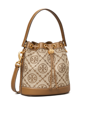 Tory-Burch-84336-T-Monogram-Jacquard-Bucket-Bag-Hazelnut-Brown-Balilene-samping