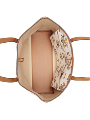 Tory Burch Kerrington Tote Large Rose Floral