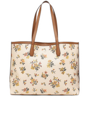 Tory Burch Kerrington Tote Large Rose Floral