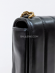 Tory Burch 87244 Kira Chain Shoulder Bag Black