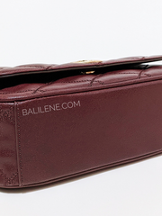 Tory Burch 87863 Willa Small Shoulder Bag Claret