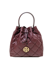 Tory Burch 87864 Willa Small Drawstring Bag Claret