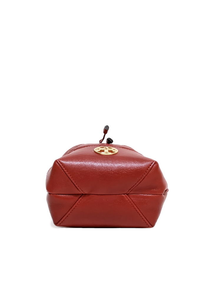 AmmieSShop - Tory Burch Willa Mini Bucket Bag แดง Redstone ขนาดน่า
