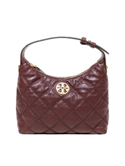 Tory Burch Willa Mini Hobo Bag Claret