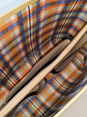 Tory Burch Perry Canvas Triple Compartment Tote Natural