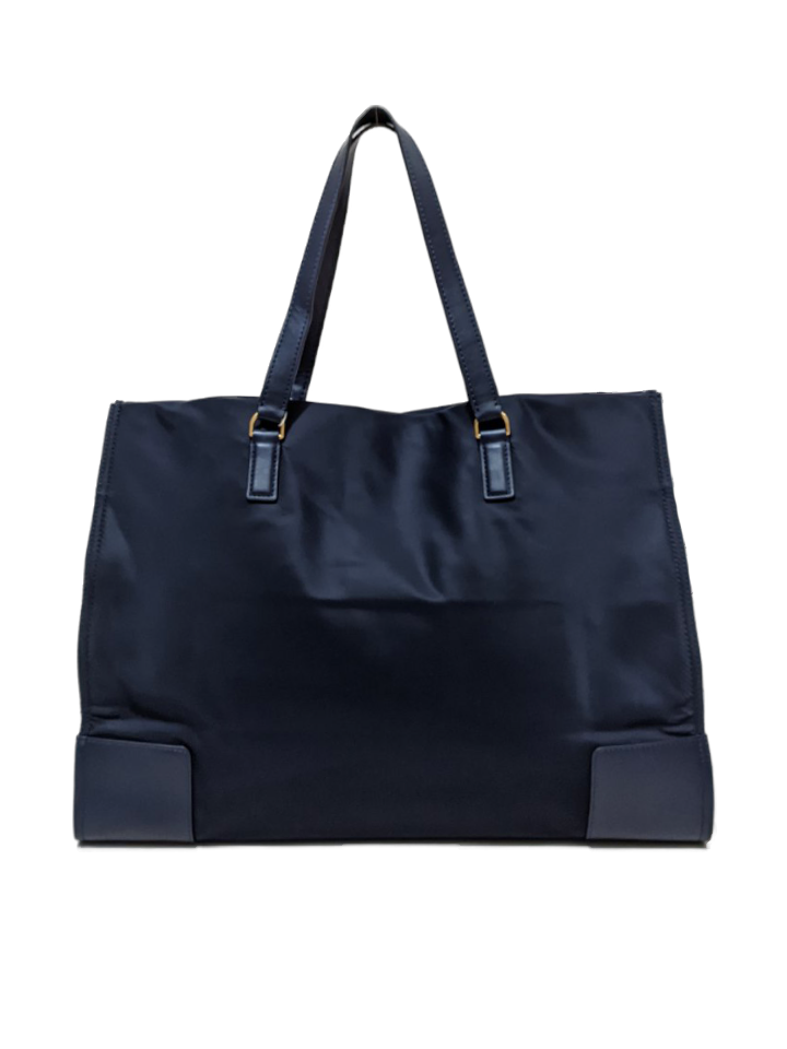 Tory burch navy ella tote sale