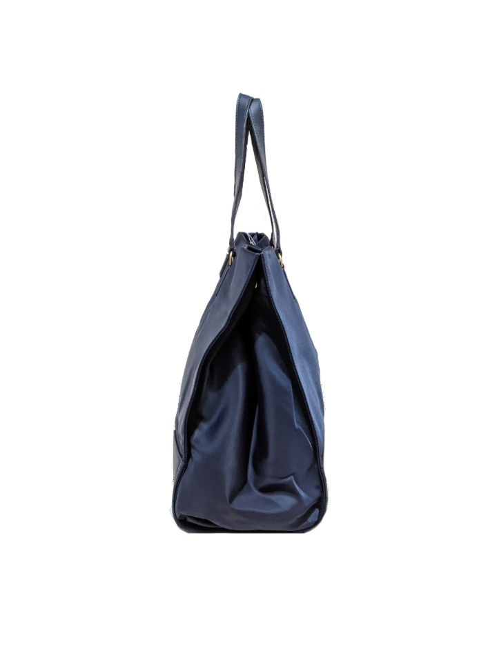 Tory Burch 88366 Ella Nylon Large Casual Tote Tory Navy Tory Burch 88366 Ella Nylon Large Casual Tote Tory Navy