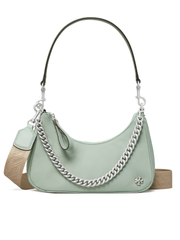 Tory-Burch-88885-Mercer-Small-Nylon-Crescent-Bag-Blue-Celadon-Balilene-depan