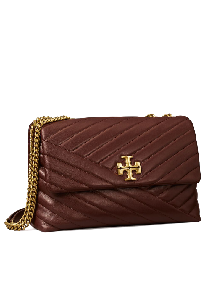 Tory Burch Kira Chevron Convertible Shoulder Bag Tempranillo