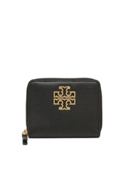Tory-Burch-Britten-Medium-Wallet-Black-Balilene-depan