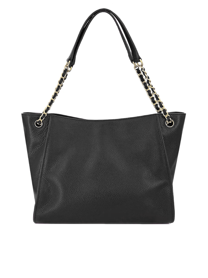 Tory Burch Britten Small Slouchy Tote Black – Balilene