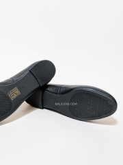 Tory Burch Chelsea Ballet Flat Tumbled Leather Perfect Black