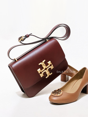 Tory Burch Eleanor Convertible Shoulder Bag Huckleberry