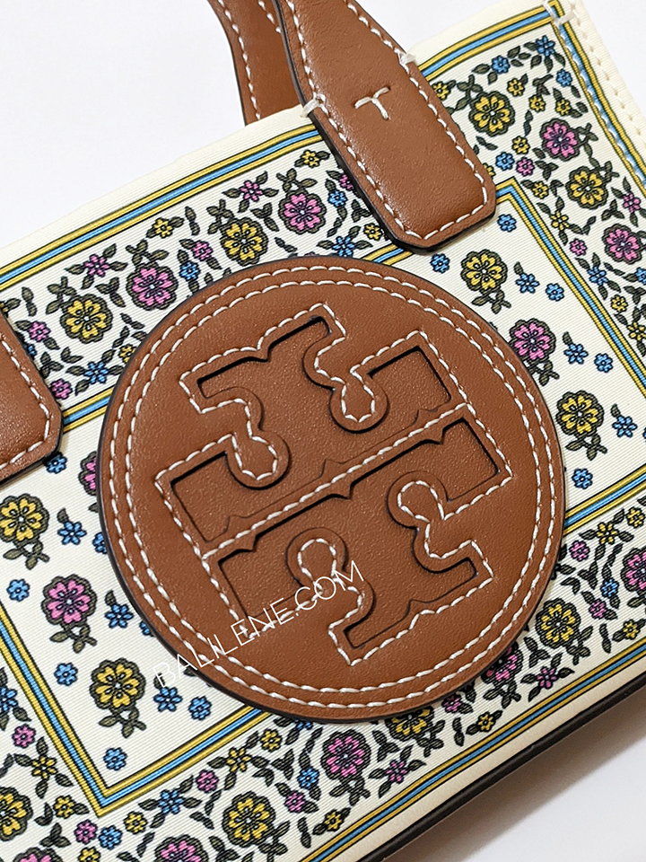 Tory-Burch-Ella-Printed-Mini-Tote-Ivory-Floral-Daisy-Border-Balilene-detail-logo