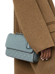 Tory Burch Fleming Convertible Shoulder Bag Arctic