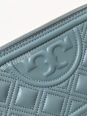 Tory Burch Fleming Double-Zip Mini Bag Arctic