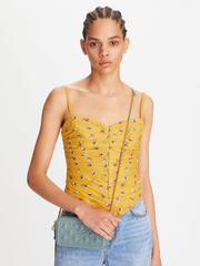 Tory Burch Fleming Double-Zip Mini Bag Arctic