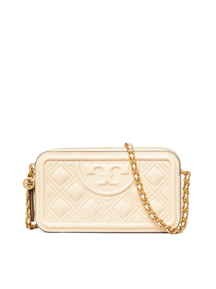 Tory-Burch-Fleming-Double-Zip-Mini-Bag-Cream-Balilene-depan